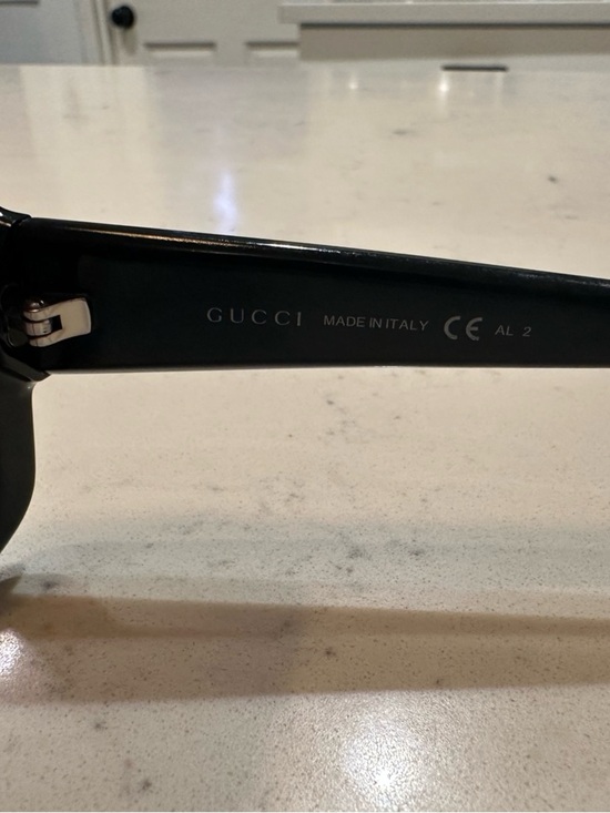 Gucci Black Frame Sunglasses with Gradient Gray Lenses main image 7